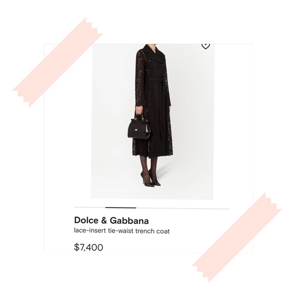 Black Lace Coat Handmade - Picture 5 of 5